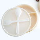 Microwavable Lunch Box Double-layer Instant Noodle Bowl Plastic Storage Portable Outdoor Dishware