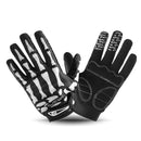 Motorcycle Full Finger Gloves Skeleton Bone Skull Outdoor Sports Cycling Bike