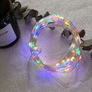 5M 10M 20M USB 8 Modes Copper Wire LED String Light for Christmas Holiday Home Decor + Remote Control