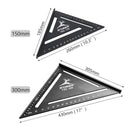 Triangle Ruler 150/300mm Speed Square Aluminun Alloy Protractor Right Angle Tools Carpenter Woodworking Measuring Tools