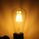 Kingso E27ST648WWarm White Vintage Edsion Non-dimmable LED COB Light Bulb AC85-265V
