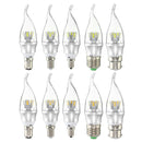 E27 E14 E12 B22 B15 6W 25 SMD 2835 LED Pure White Warm White Filament Light Lamp Bulb AC85-265V