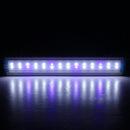 38.5CM Aluminum Adjustable LED Aquarium Light  Fish Tank Panel Lamp Blue+White AC220V