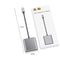 Bakeey USB-C Type-C DisplayPort Adapter Converter With Dual 4K HD Display Ports + 1 * USB 3.0 + 1 * 60W PD Charging Port For Smart Phone Tablet iPad Pro 2018 Laptop MacBook