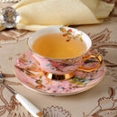 Fine Bone China Tea Coffee Cup Saucer Spoon Set 200ml Luxury Ceramic Mug