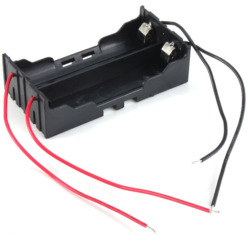 2 x 3.7V 18650 Battery Holder Box Container With Wire Leads
