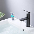 BOiROO Home Kitchen Bathroom Basin Sink Water Faucet Single Handle Hot Cold Water Mix Faucets Wash Tap