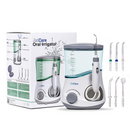 Water Flosser 600ml Dental Oral Irrigator Teeth Cleaner for Personal Braces Care Teeth Cleaning 7 Multifunctional Jet Tips and 10 Adjustable Water Pressure Perfect for Family