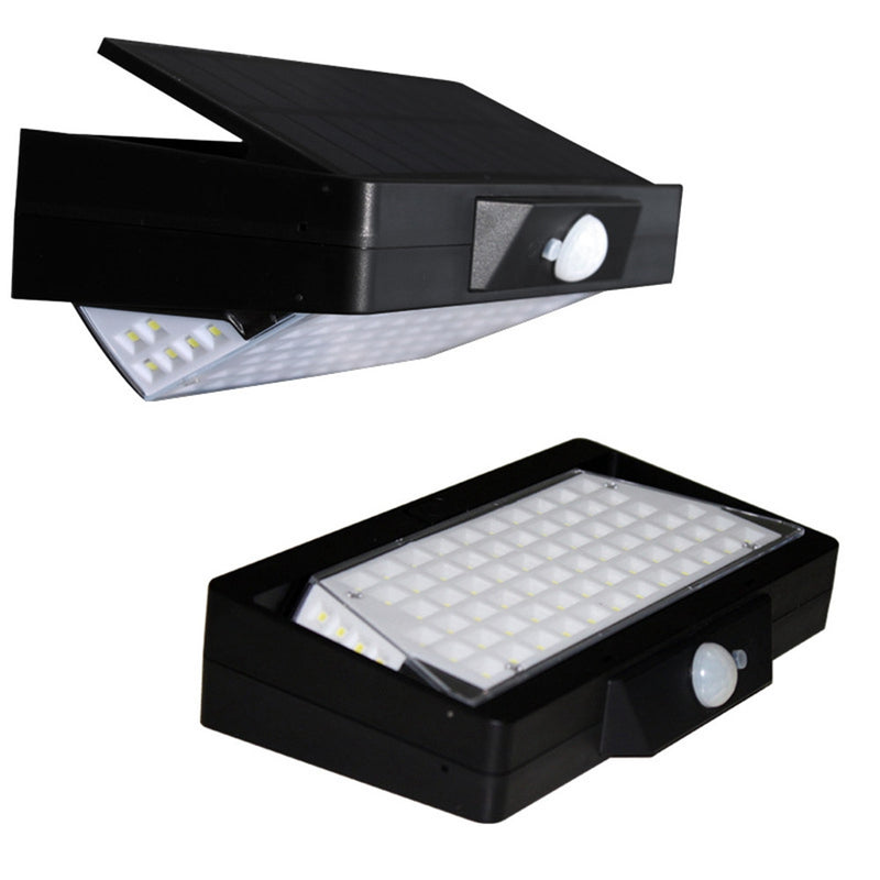 Solar Powered 78 LED PIR Motion Sensor Waterproof Wall Light Outdoor Garden Emergency Security Lamp