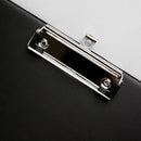 Deli 9224 A4 PVC Clip Board Portable Black Writing Board Clipboard Office School Meeting Accessories With Metal Clip