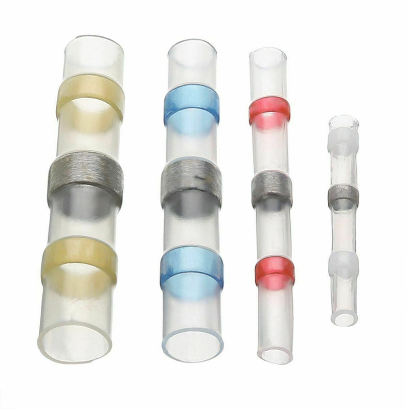 300Pcs Assortment Heat Shrink Tube Wire Crimp Wire Connector Solder Sleeve Kit
