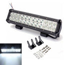 72W 5760LM LED Work Light Bar Spot Flood Beam Lamp For Jeep Off Road SUV Truck Boat