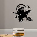 Miico FX3017 Halloween Sticker Cartoon Sticker Witch Pattern Removable Wall Stickers