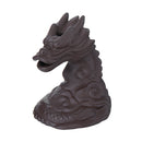 Dragon Backflow Incense Burner Auspicious Glass Cover Tearoom Ornaments Ceramic Crafts Home Decor Incense Stove Wedding Gift