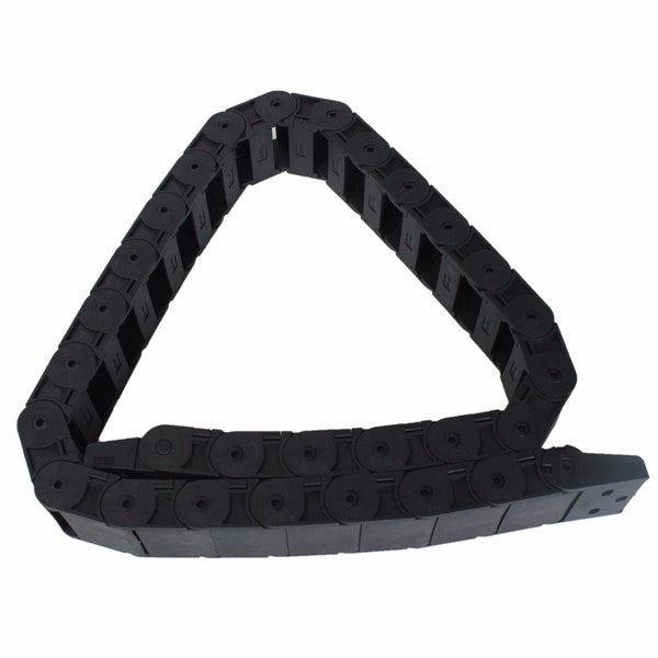 18mm x 37mm Openable Plastic Cable Drag Chain 1M Long Wire Carrier Drag Chain