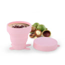 IPRee 170ml Folding Silicone Cup Travel Portable Foldable Water Drinking Mug
