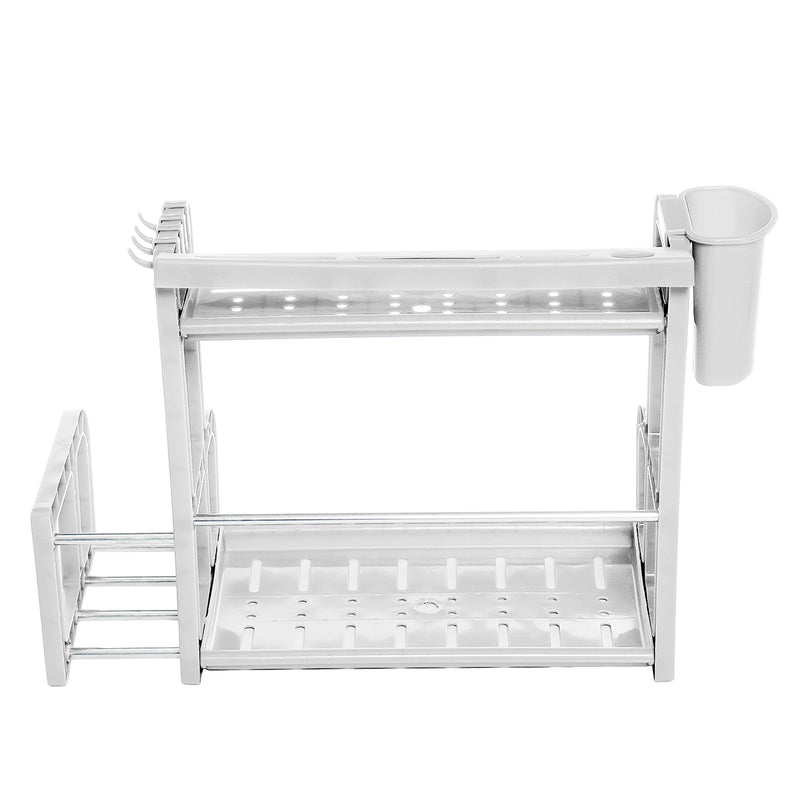 2 Tier Jars Spice Pot Stand Kitchen Holder Chopping Shelf Rack Storage Organizer