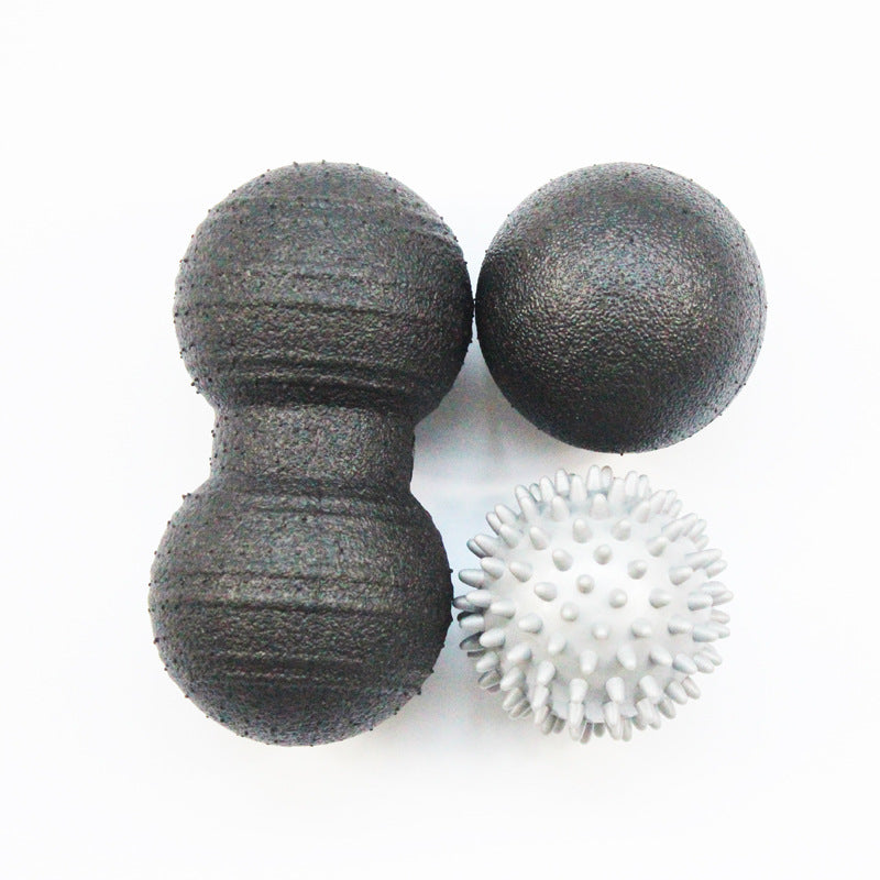 1 Set EPP Fitness Peanut Massage Ball Yoga Ball Trigger Point Ball Shoulder Back Legs Rehabilitation