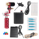 Rotary Tattoo Needles Machine Beginner Complete Motor Kit Power Supply 110V