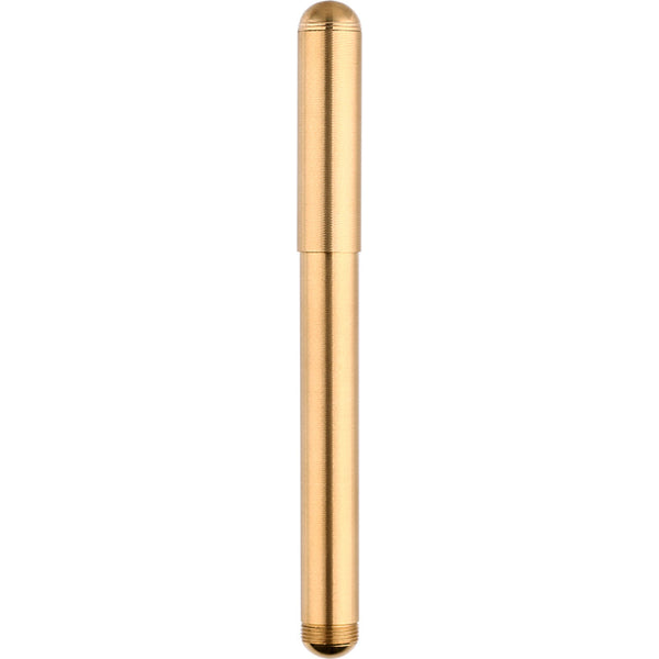 Delike Luxury Brass Fountain Pen Copper Writing Signing Pen Gift with Iron Box Office School Stationery Supplies for Students Friends Family