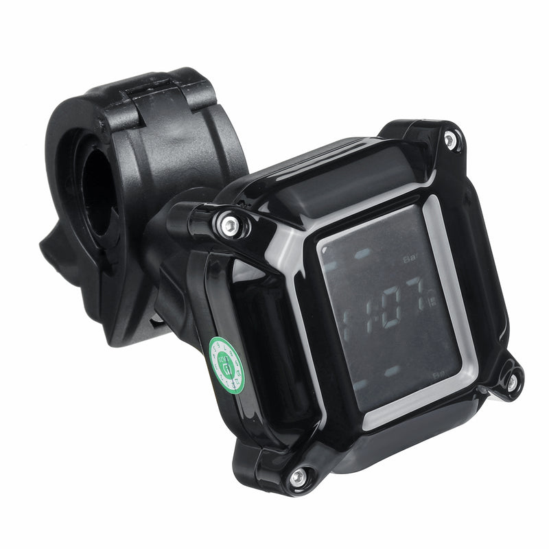 M6 LCD Display Motorcycle Real Time Tire Pressure Monitor System Waterproof TPMS Wireless External WI Sensors