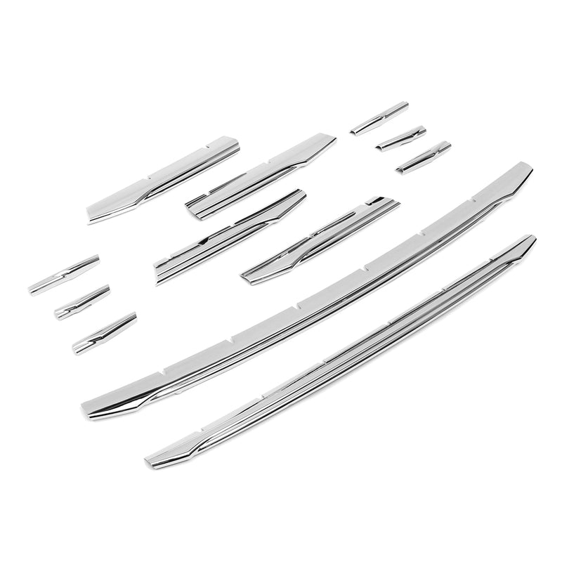 Auto Front Air Grille Cover ABS Chorme Decoration Trim Strips For Audi A3 Sedan