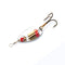 ZANLURE 30pcs Assorted Spinner Baits Metal Fishing Lures Fish Hooks Tackle