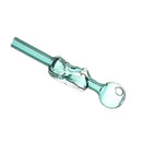 5 Inch Portable Green Glassware Glass Herb Holder Water Filter Tube Pipe Bowl