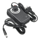Excellway 3-12V 2A 24W Adjustable AC/DC Adapter Switching Power Adapter Motor Speed Controller
