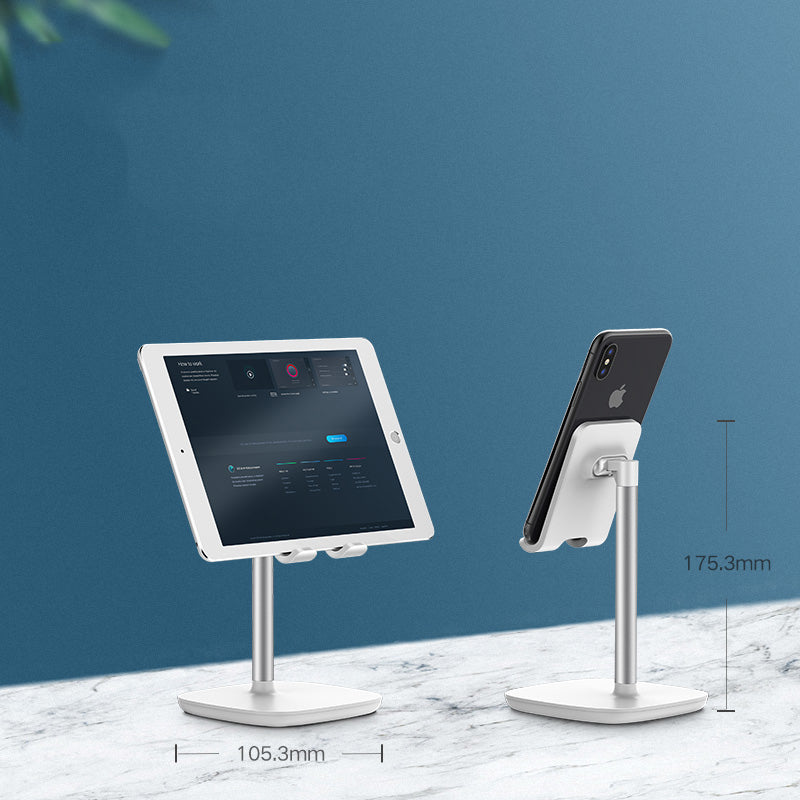 Ugreen Aluminum Alloy Desktop Phone Holder Tablet Stand for Smart Phones Tablets 4.0-7.9 Inch