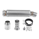 Inlet 36-51mm Motorcycle Exhaust Tail Tip Pipe Muffler Stainless Steel Modified Universal Titanium