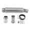 Inlet 36-51mm Motorcycle Exhaust Tail Tip Pipe Muffler Stainless Steel Modified Universal Titanium