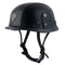 BYB Retro Cruiser Half Face Helmet Motorcycle Riding Leather Camouflage/Black