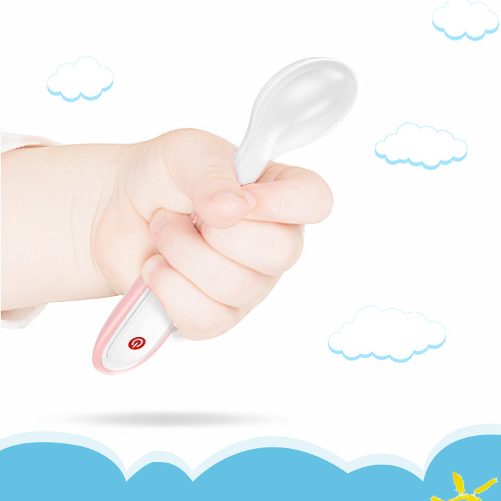 Vvcare TS01 LED Digital Temperature Control Spoon for Kids Baby Waterproof Feeding Supplies