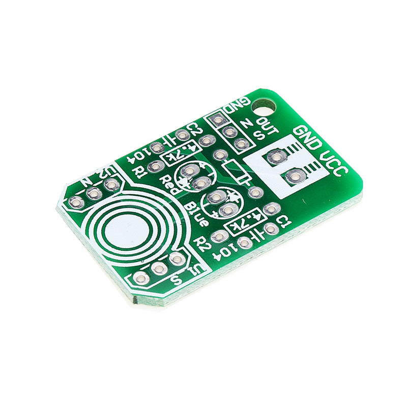 10pcs Hall Magnetic Induction Sensor Magnetic Detection Magnetic Pole Resolver North and South Pole Detection Module DIY Kit