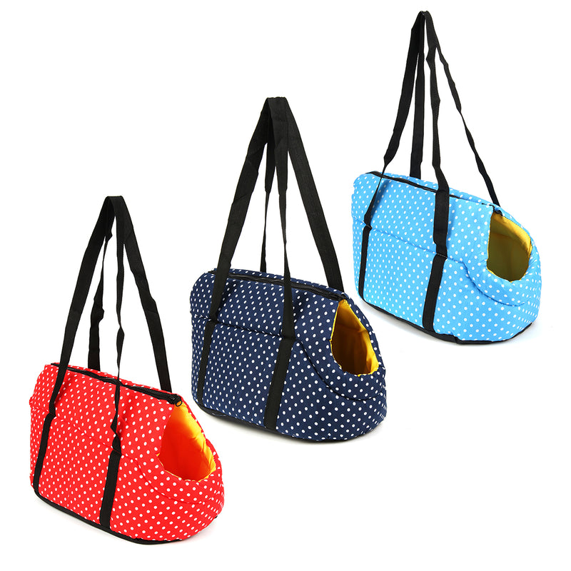 Padded Pet Carrier Bag Nylon Waterproof Travel Zip Lock Carabiner Portable Safe