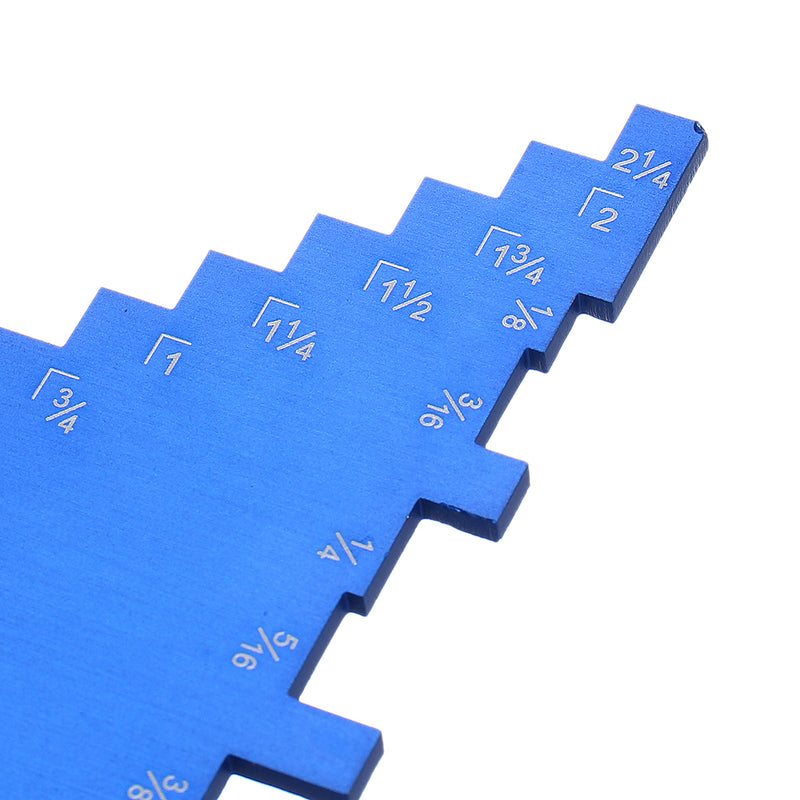 2 In 1 Woodworking Precision Router Table Saw Gauge Set Up Aluminum Alloy Step Depth Gauge for Table Saw Router Table