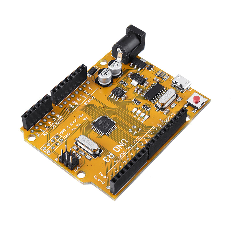 ATmega328P UNO R3 Development Board Improved Version Enhanced SCM Yellow Module