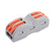 Minleaf 48Pcs Electrical Wiring Household 2PIN Docking Connector Electrical Connectors Wire Terminal Block Universal Electrical Wire Connector