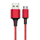 KISSCASE Nylon Braid Fast Charging Micro USB Data Cable for Xiaomi Huawei Samsung