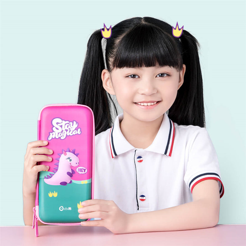 XIAOMI XPWJ1000 Cute 3D Dinosaur Pencil Case Large Capacity Pensil Bag Zipper Pencil case Students Stationery Office School Supplies for Girls Boys