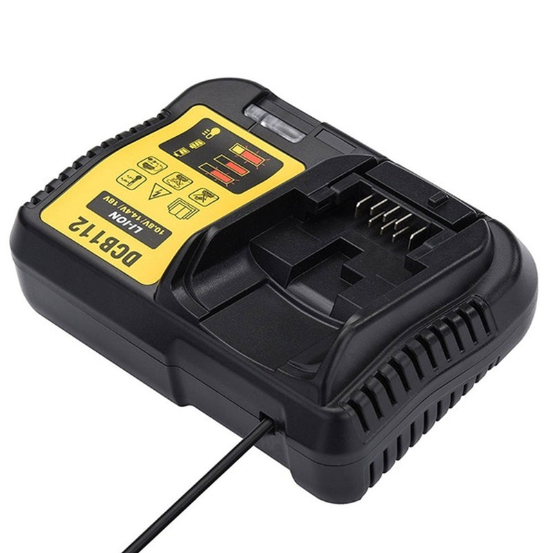 DCB112 100-260V Li-ion Battery Charger For Dewalt 10.8V/14.4V/18V/20V Li-ion Battery