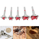 Drillpro 5Pcs Forstner Drill Bit Set 15 20 25 30 35mm Wood Auger Cutter Hex Wrench Woodworking Hole Saw For Power Tools