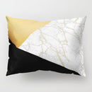 50*30CM Long Hug Pillow Case Horror Sofa Cover Print Twill Marble Pattern Geometric Cushion Cover