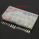 Excellway TC19 330Pcs  Electrical Wire Connector Bare Cord Crimp Terminals Spade Assorted Kit