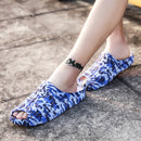 Men Outdoor Fashion Toe Hollow Slippers Superstar Beach Seaside Breathable  Summer Wild Shoes