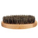 6Pcs/set Men Beard Oil Balm Moustache Cream Wax Comb Brush Scissor Jute Pouch