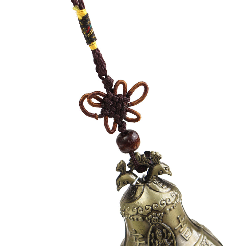 Chinese Wind Chime Peacock Single Bell Lucky Feng Shui Hanging Garden Decorations