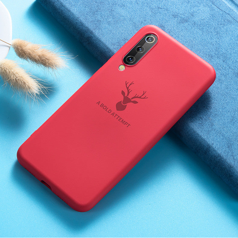 Bakeey Ultra Thin Liquid Silicone Deer Pattern Soft Protective Case For Xiaomi Mi A3 / Xiaomi Mi CC 9e