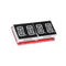 5pcs 4-bit Pozidriv 0.54 Inch 14-segment LED Digital Tube Module Red & Orange I2C Control 2-line Control LED Display Screen Module